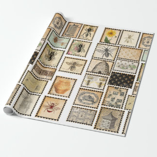 ヴィンテージビーラッピング紙 ラッピングペーパー