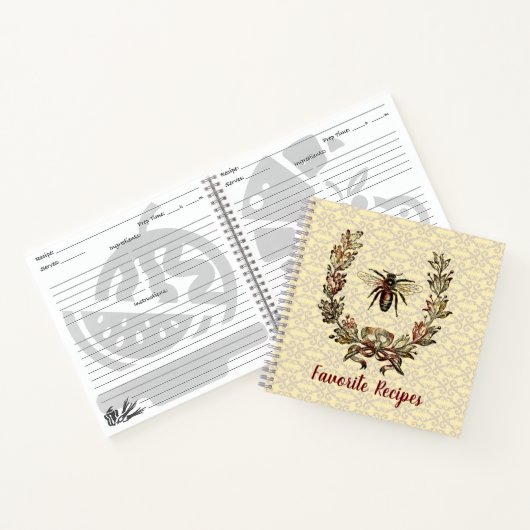 ヴィンテージビーリースレシピ ノートブック (内部)