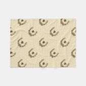 ヴィンテージビーリース フリースブランケット (正面(横))