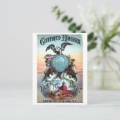 ヴィンテージビールのポスター ポストカード (スタンド正面)