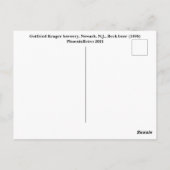 ヴィンテージビールのポスター ポストカード (裏面)