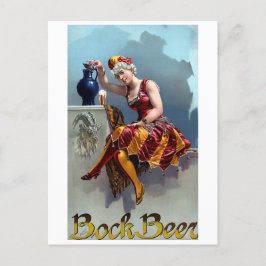 ヴィンテージビールのポスター ポストカード