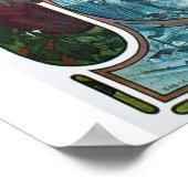 ヴィンテージビールアールヌーボーアルフォンスミュシャ ポスター (角)