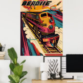 ヴィンテージビールポスター – レトロ醸造所の広告 ポスター (ホームオフィス)