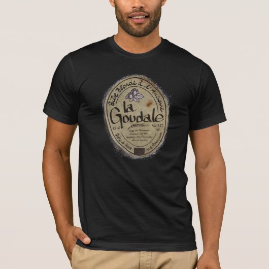 ヴィンテージビールラベルのTシャツ Tシャツ (正面)