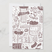 ヴィンテージビール24th誕生日招待状メンズ 招待状 (裏面)