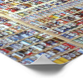 ヴィンテージビール、ビール缶の壁ブルワリードリンク ポスター (角)