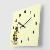 ヴィンテージビーレディ スクエア壁時計 (傾斜)