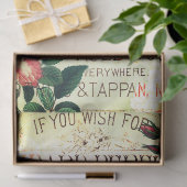 ヴィンテージビーローズブーケエフェメラデクページ組織 薄葉紙 (ギフト)