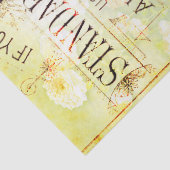 ヴィンテージビーローズブーケエフェメラデクページ組織 薄葉紙 (詳細)