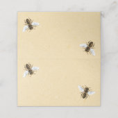 ヴィンテージビー及びハニカムパターン プレイスカード (外部開封)