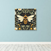 ヴィンテージビー園 キャンバスプリント (インサイチュ (ウッドフロア))