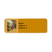 ヴィンテージビー小さな女の子ハニーポット ラベル (正面)