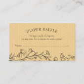 ヴィンテージビー山花おむつラッフルインサートカード 名刺 (正面)