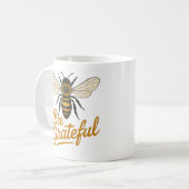 ヴィンテージビー感謝の自然作品 コーヒーマグカップ (正面左)