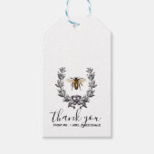 ヴィンテージビー春庭園の結婚式 ギフトタグ (正面)