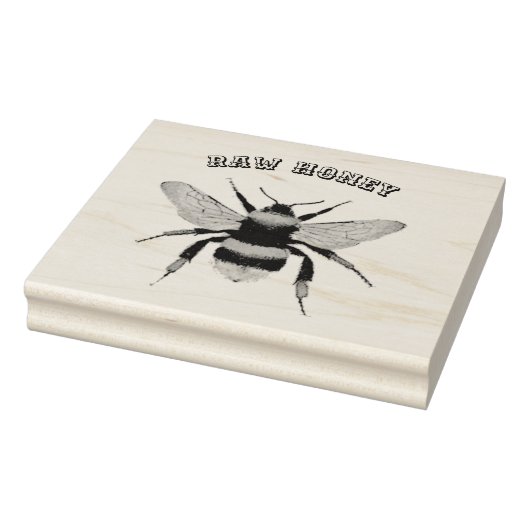 ヴィンテージビー生はちみつ小養蜂事業 ラバースタンプ (スタンプ)