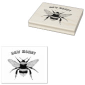 ヴィンテージビー生はちみつ小養蜂事業 ラバースタンプ (押印)