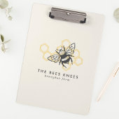 ヴィンテージビー素朴ロゴミツバチ飼育員 クリップボード