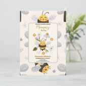 ヴィンテージビー赤ちゃんシャワー 招待状 (スタンド正面)