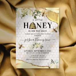 ヴィンテージビー赤ちゃんシャワー 招待状