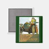 ヴィンテージピアシング矢印の広告 マグネット (正面/裏面)