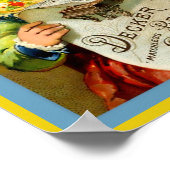 ヴィンテージピアノアドデッカーブラザーズPianos 1880 ポスター (角)