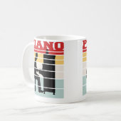 ヴィンテージピアノチーム コーヒーマグカップ (正面左)