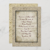 ヴィンテージピアノ発表会 招待状 (正面/裏面)