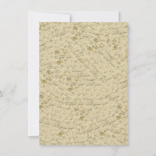 ヴィンテージピアノ発表会 招待状 (裏面)