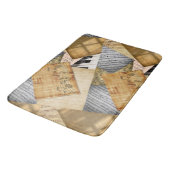 ヴィンテージピアノ鍵楽譜楽譜 バスマット (アングル)