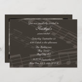 ヴィンテージピアノ音楽リサイタル 招待状 (正面/裏面)