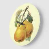 ヴィンテージピアーズ – カフランスのントリーホームデコール ラージ壁時計 (傾斜)