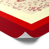 ヴィンテージピエロとポップコーンポスター ポスター (角)