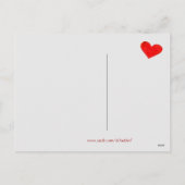 ヴィンテージピエロのバレンタインハガキ シーズンポストカード (裏面)