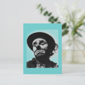 ヴィンテージピエロはがき ポストカード (スタンド正面)