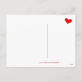 ヴィンテージピエロバレンタインポストカード シーズンポストカード (裏面)