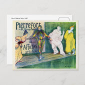 ヴィンテージピエロフランスのテーマギャラリー ポストカード (正面/裏面)