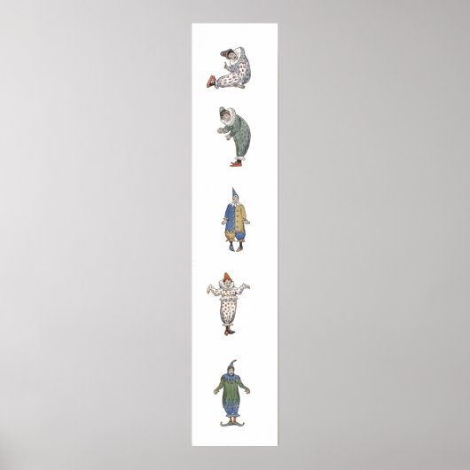 ヴィンテージピエロポスター ポスター (正面)