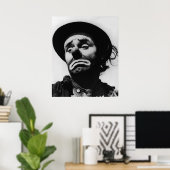 ヴィンテージピエロ ポスター (ホームオフィス)