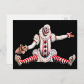 ヴィンテージピエロ ポストカード (正面/裏面)