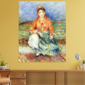 ヴィンテージピエールオーガストルノアールアルジェリア女子 キャンバスプリント (インサイチュ (リビング))