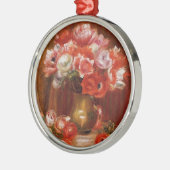 ヴィンテージピエールオーギュストルノアールアネモネス メタルオーナメント (左)