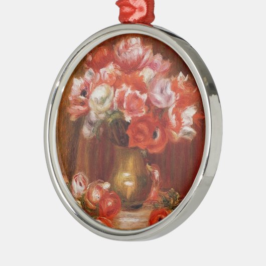 ヴィンテージピエールオーギュストルノアールアネモネス メタルオーナメント (左)