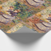 ヴィンテージピエールオーギュストルノアールインザガーデン ラッピングペーパー (角)