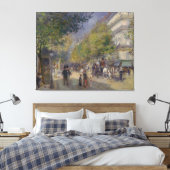 ヴィンテージピエールオーギュストルノアールザグランズブルバル キャンバスプリント (インサイチュ (寝室))