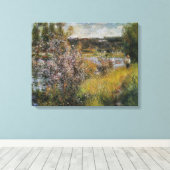 ヴィンテージピエールオーギュストルノアールザセーヌアットチャトー キャンバスプリント (インサイチュ (ウッドフロア))