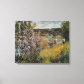 ヴィンテージピエールオーギュストルノアールザセーヌアットチャトー キャンバスプリント (正面)