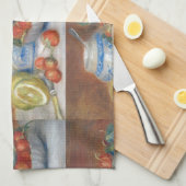 ヴィンテージピエールオーギュストルノアールストロベリー キッチンタオル (四つ折り)