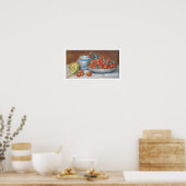 ヴィンテージピエールオーギュストルノアールストロベリー ポスター (キッチン)